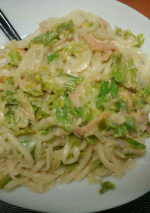 和風クリームうどん-レシピのメイン写真