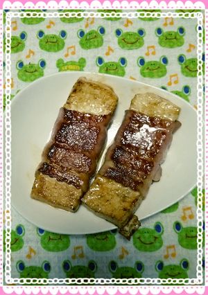 焼き豆腐のベーコン巻き-レシピのメイン写真