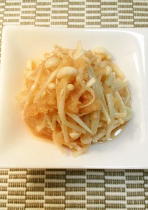簡単２分！エノキ茸の明太子和え-レシピのメイン写真