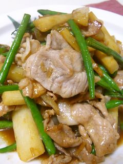 箸がとまらん!豚肉と長芋のオイスター炒め-レシピのメイン写真