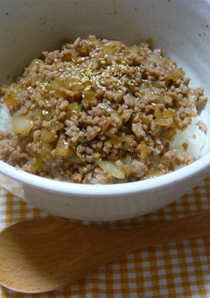 簡単！◆豚ひき肉丼◆-レシピのメイン写真