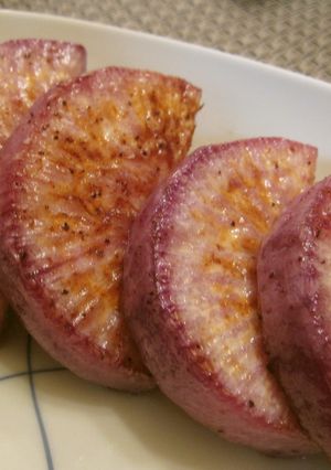 紫大根のステーキ-レシピのメイン写真