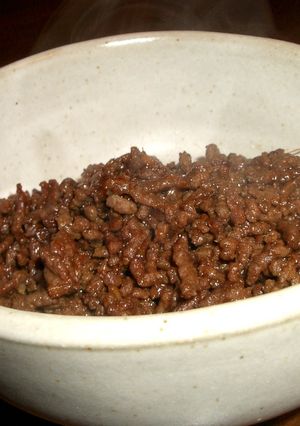 我が家の常備菜☆牛そぼろ-レシピのメイン写真