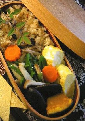 炊き込みご飯のお弁当　●for女子高生-レシピのメイン写真