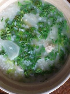 ほっこり☆☆鶏ささみとカブのお粥-レシピのメイン写真