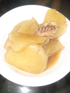 hawaiiで簡単大根とさば缶の煮物-レシピのメイン写真