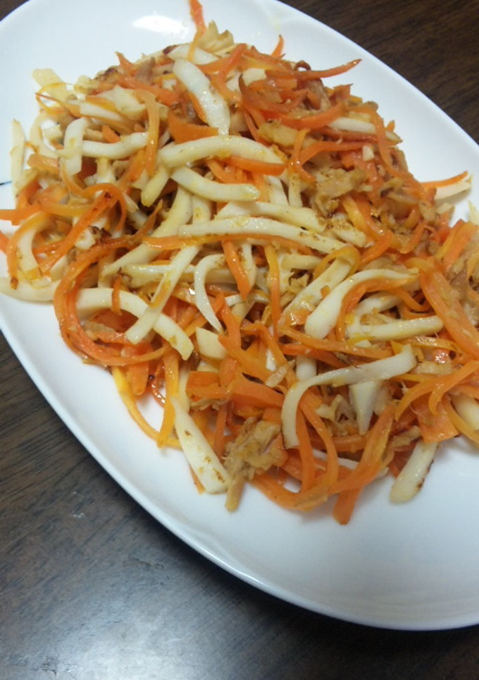 簡単！うまい！にんじんとかまぼこ炒め-レシピのメイン写真
