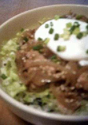 しょうが焼き丼-レシピのメイン写真