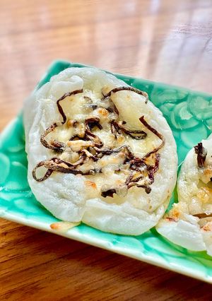 塩昆布マヨチーズ焼き餅-レシピのメイン写真