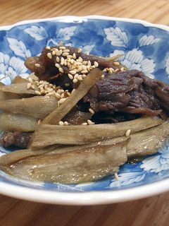 牛肉と牛蒡の炒り煮-レシピのメイン写真