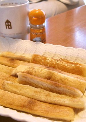 パンの耳deシナモンスティック♫-レシピのメイン写真