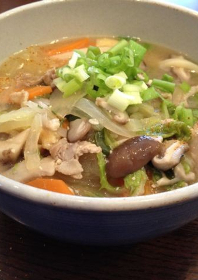 しっぽく風うどん-レシピのメイン写真