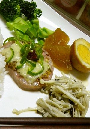 ハムのマスタードチーズ焼き-レシピのメイン写真