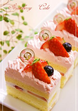 ⁂苺の☆モンブランショートケーキ⁂-レシピのメイン写真