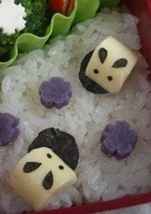 お弁当に☆キャンディーチーズの雪うさぎ-レシピのメイン写真
