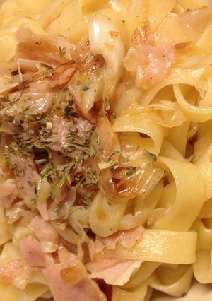 ☆とろ〜り甘〜いネギと生ハムのパスタ☆-レシピのメイン写真