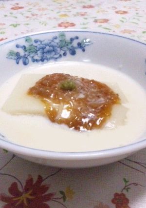 簡単！あったか優しいお餅の豆乳仕立て♪-レシピのメイン写真