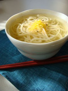 昆布茶と柚子のおつゆで✴︎うどん-レシピのメイン写真