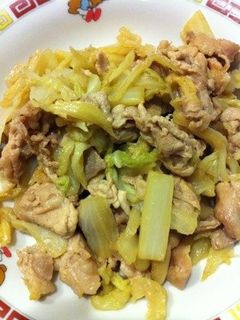 豚と白菜の簡単炒め-レシピのメイン写真