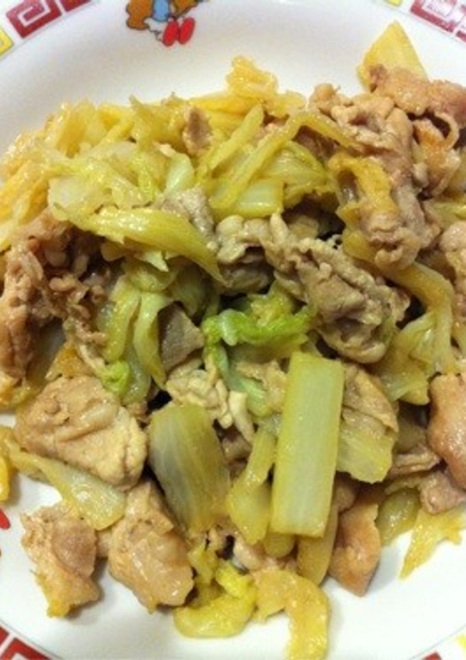 豚と白菜の簡単炒め-レシピのメイン写真