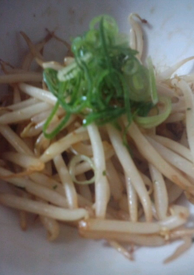 簡単！残った粉末スープでもやし炒め！-レシピのメイン写真