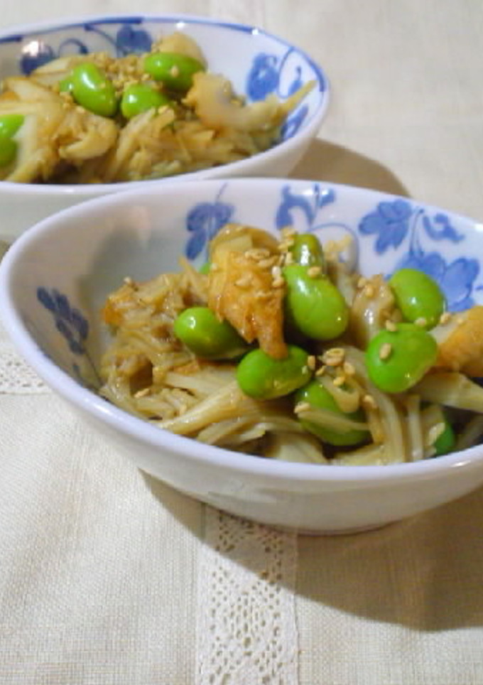 えのきと枝豆の炒めもの-レシピのメイン写真