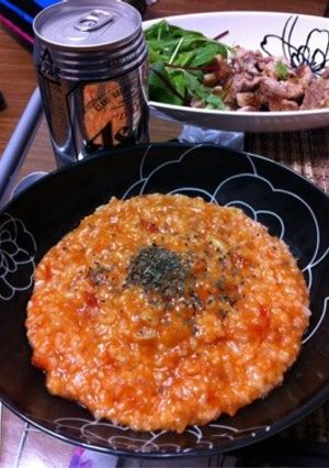 お粥の残りでリゾット-レシピのメイン写真