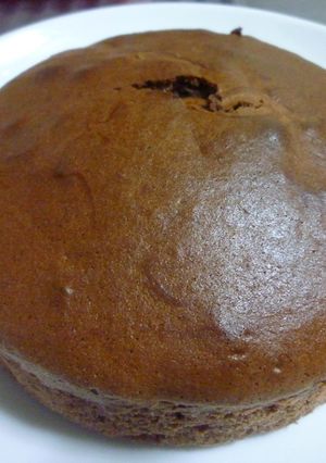 ふわふわ☆定番　スポンジケーキ(ココア）-レシピのメイン写真
