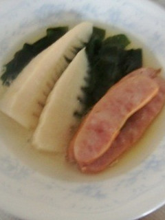 タケノコとウインナーのラー油あっさり煮-レシピのメイン写真