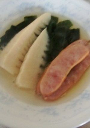 タケノコとウインナーのラー油あっさり煮-レシピのメイン写真