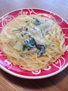 子供とランチ☆簡単豆乳クリームパスタ♪-レシピのメイン写真