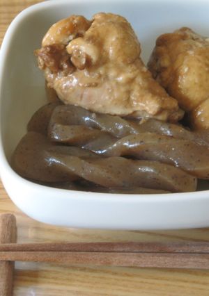 鶏肉とこんにゃくのうま煮-レシピのメイン写真