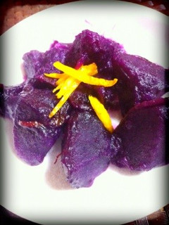 紫芋の甘煮-レシピのメイン写真
