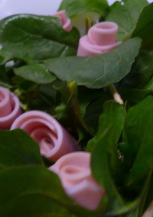 ハムのお花-レシピのメイン写真
