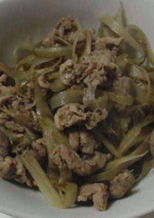 豚肉牛蒡の柚子胡椒味-レシピのメイン写真