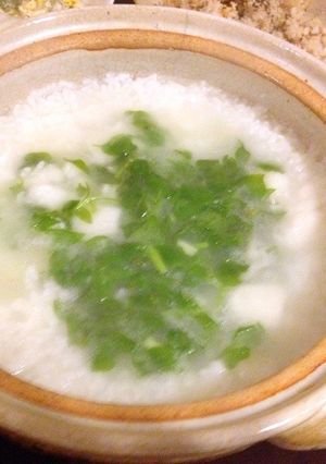 時間がたってもおいしい、簡単土鍋の七草粥-レシピのメイン写真