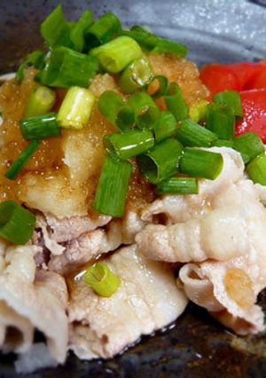 富士子♡の豚しゃぶのおろし醤油-レシピのメイン写真