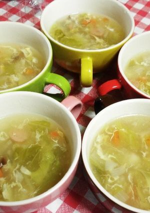 ぽかぽか～温まる中華スープ-レシピのメイン写真