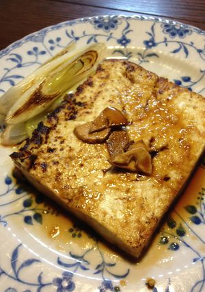 豆腐ステーキ　長ネギ添え-レシピのメイン写真