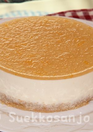 柚子レアチーズケーキ-レシピのメイン写真