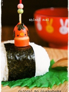 *キャラ弁おかず*赤ウインナDEししまい-レシピのメイン写真