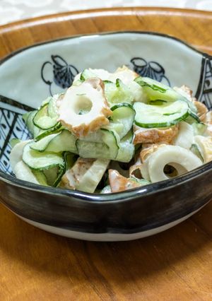 簡単！ちくわときゅうりのマヨ味噌サラダ-レシピのメイン写真