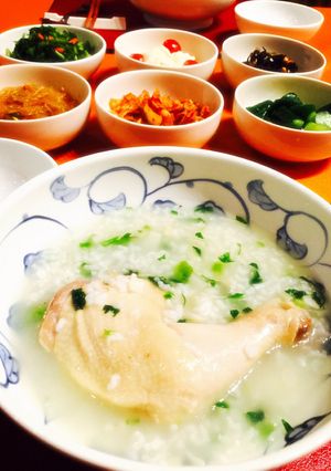 圧力鍋でサムゲタン風・七草粥-レシピのメイン写真