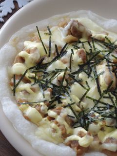 お餅で照り焼きピザ-レシピのメイン写真