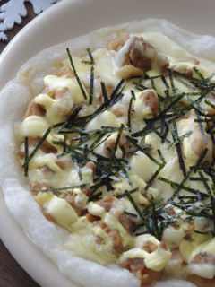 お餅で照り焼きピザ-レシピのメイン写真