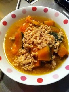かぼちゃのそぼろ煮-レシピのメイン写真