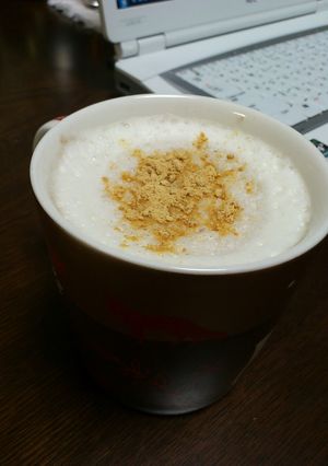あずき豆乳ラテ-レシピのメイン写真
