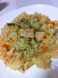 ♬鮭のカレーピラフ♬-レシピのメイン写真