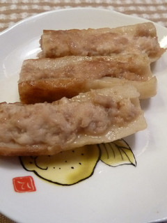 ❤ちくわのとりひき肉詰め❤-レシピのメイン写真