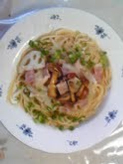 ゆず胡椒風味でとろっと和風スープパスタ-レシピのメイン写真